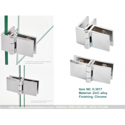 Bản lề kẹp cánh kính với kính H3517